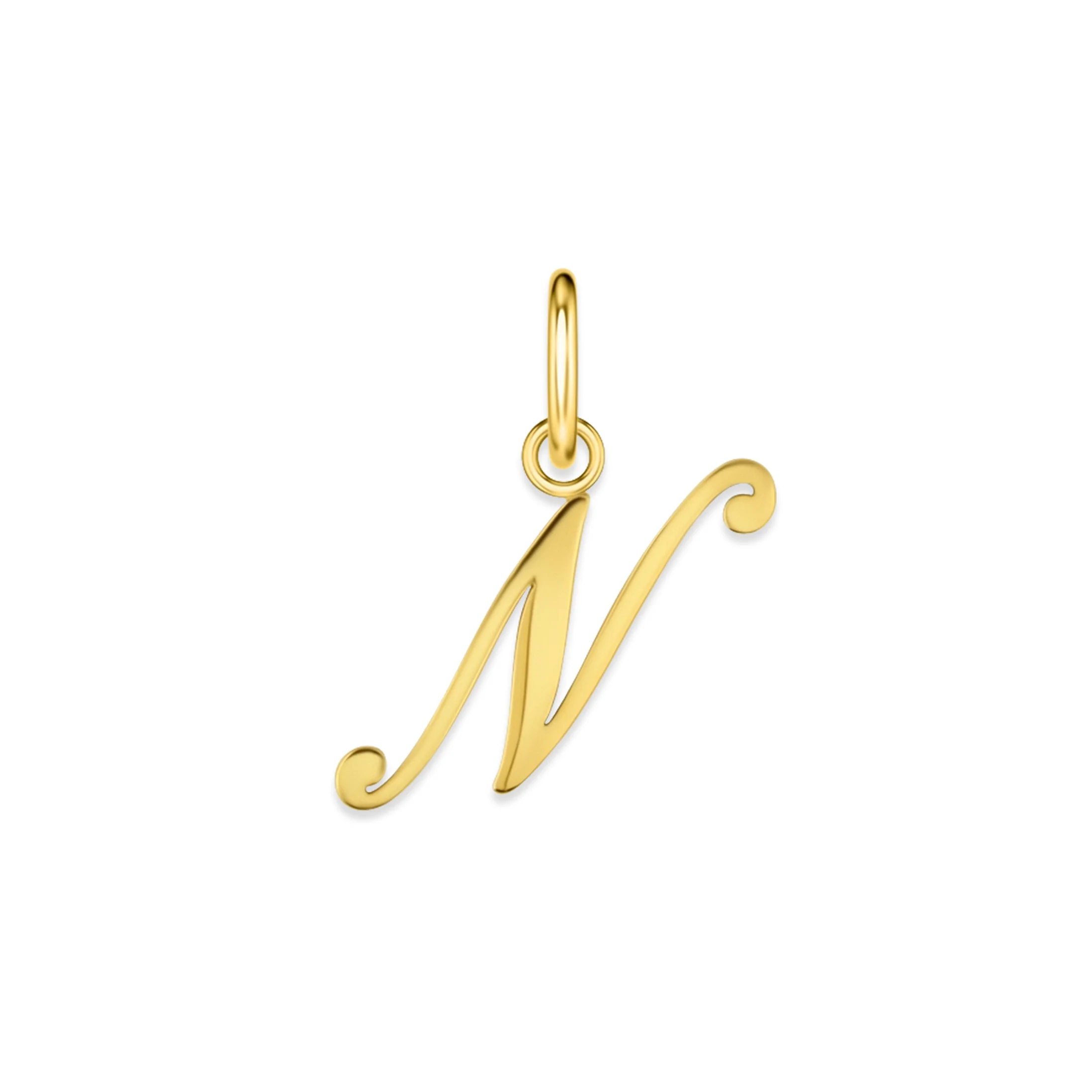 The Cursive Letter Charm - Gold - Image 18