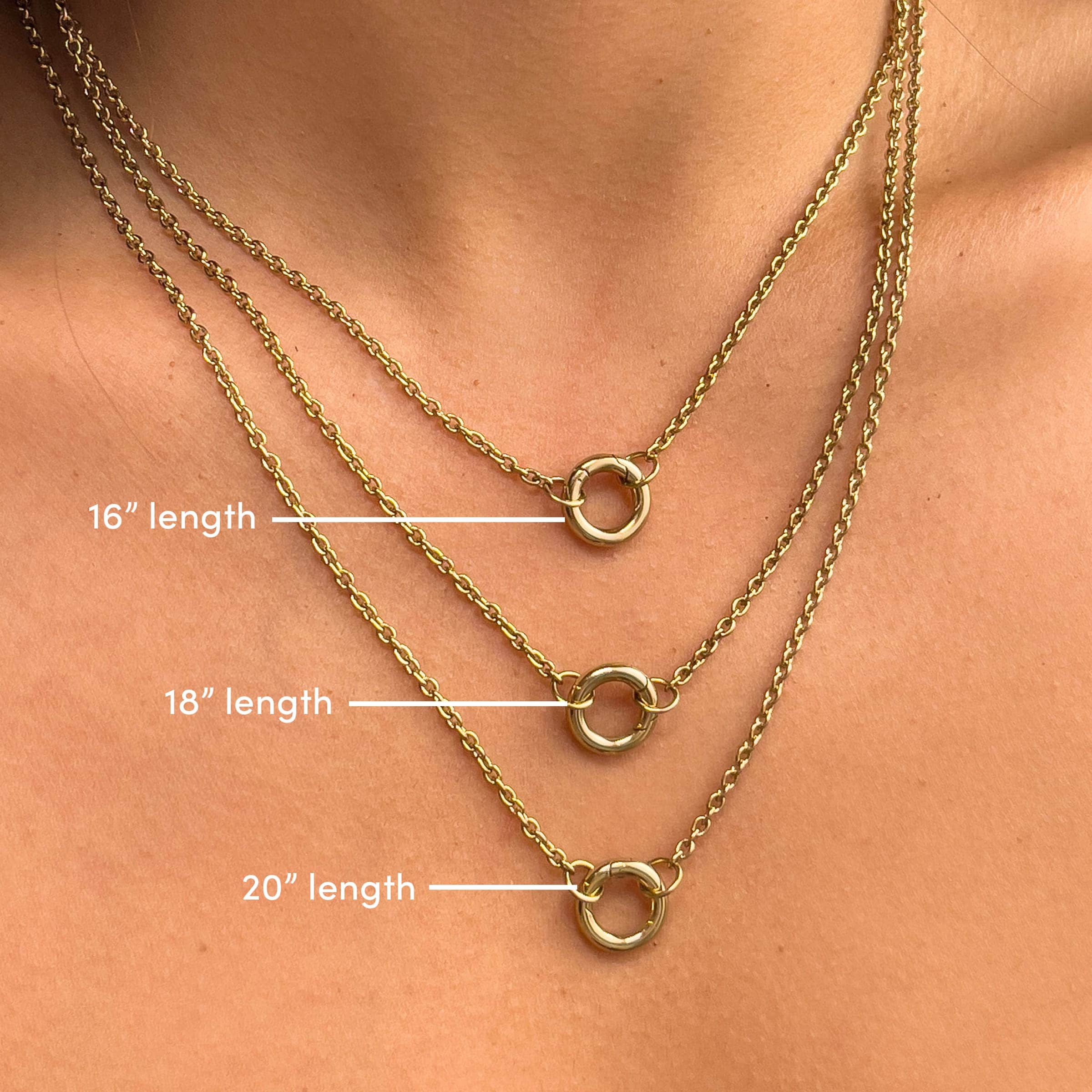 The Ellis Charm Necklace - Gold - Image 5
