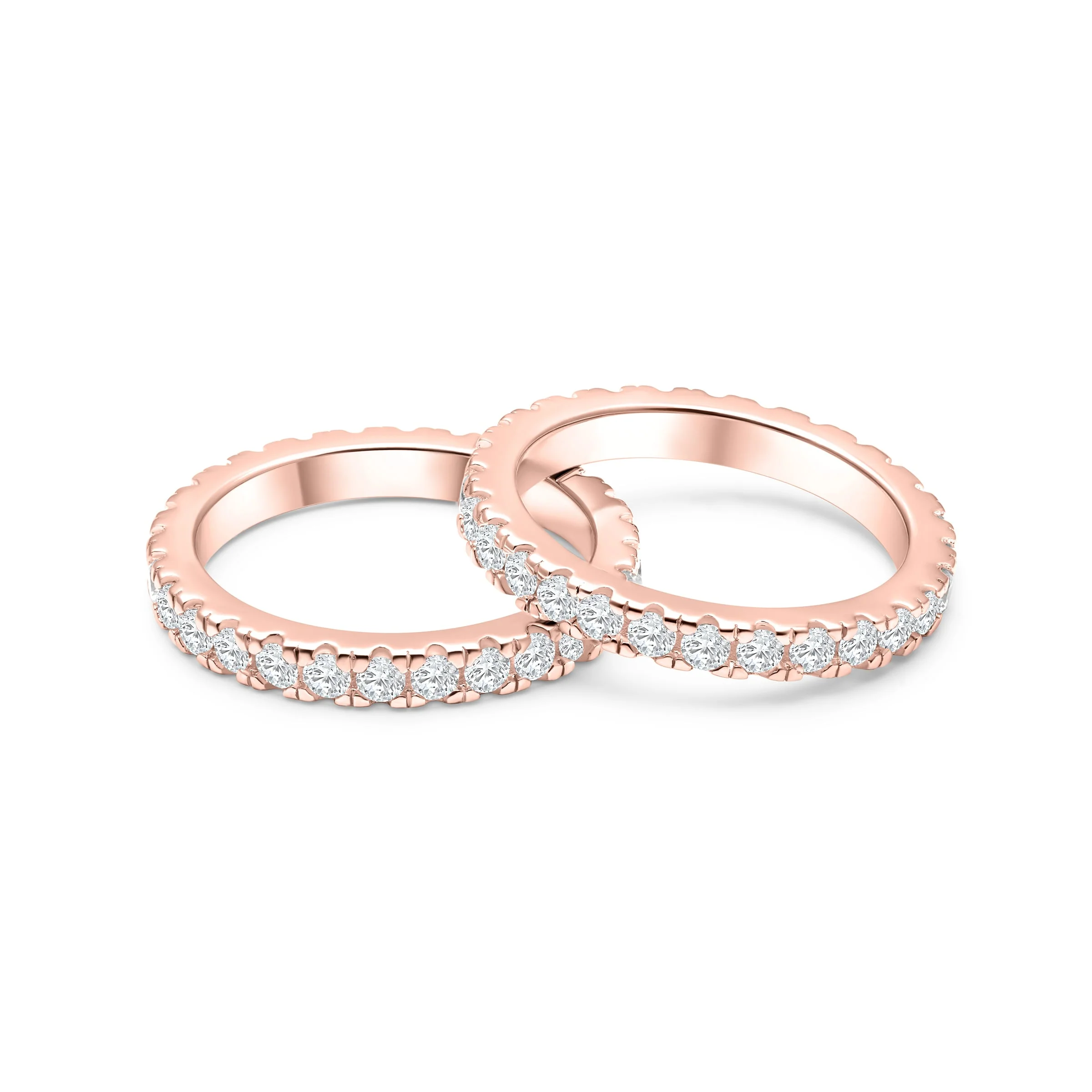 The Eternity Stacking Set - Rose Gold - Image 6