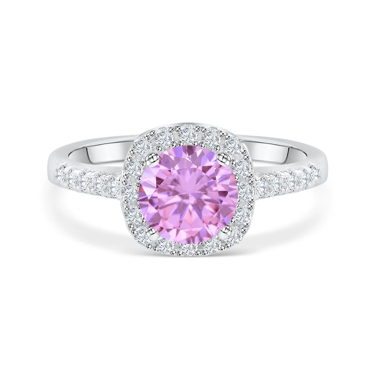 The Halo - Pink Sapphire - Image 6
